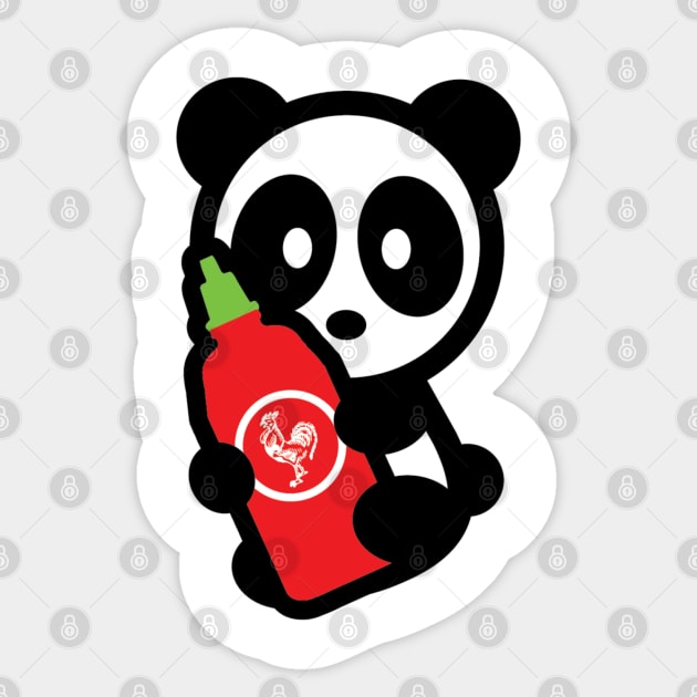 Panda Bambu Brand Hot Chili Sauce Bottle Vietnamese Pho Noodle Noods Asian Bomb Delicious Fire Emoji Sticker by Bambu